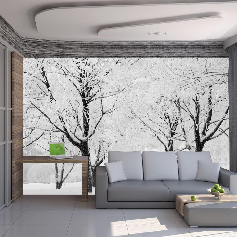 Wall mural - Trees - winter landscape-TipTopHomeDecor