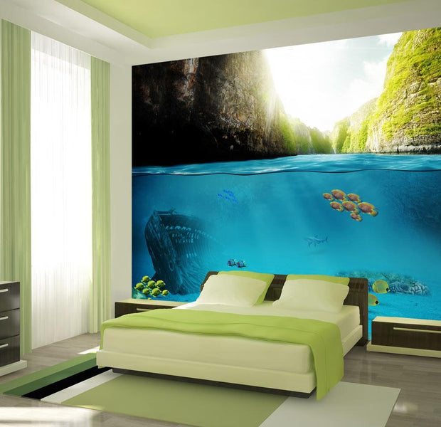 Wall mural - Under the waterline-TipTopHomeDecor