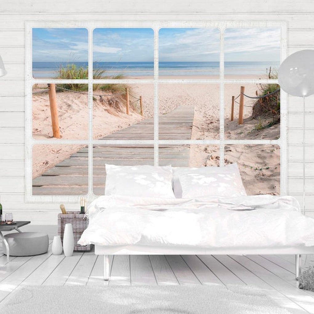 Wall mural - Window & beach-TipTopHomeDecor