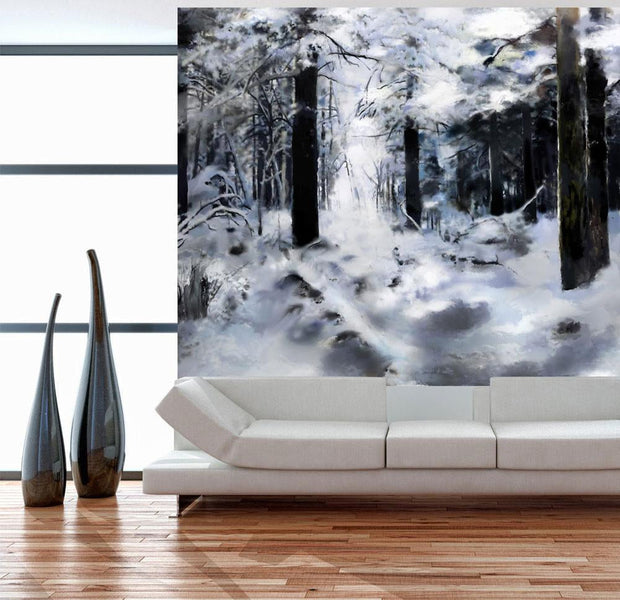Wall mural - Winter forest-TipTopHomeDecor