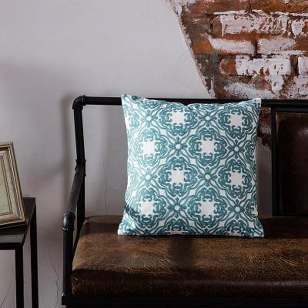 Teal fashion sofa cushions