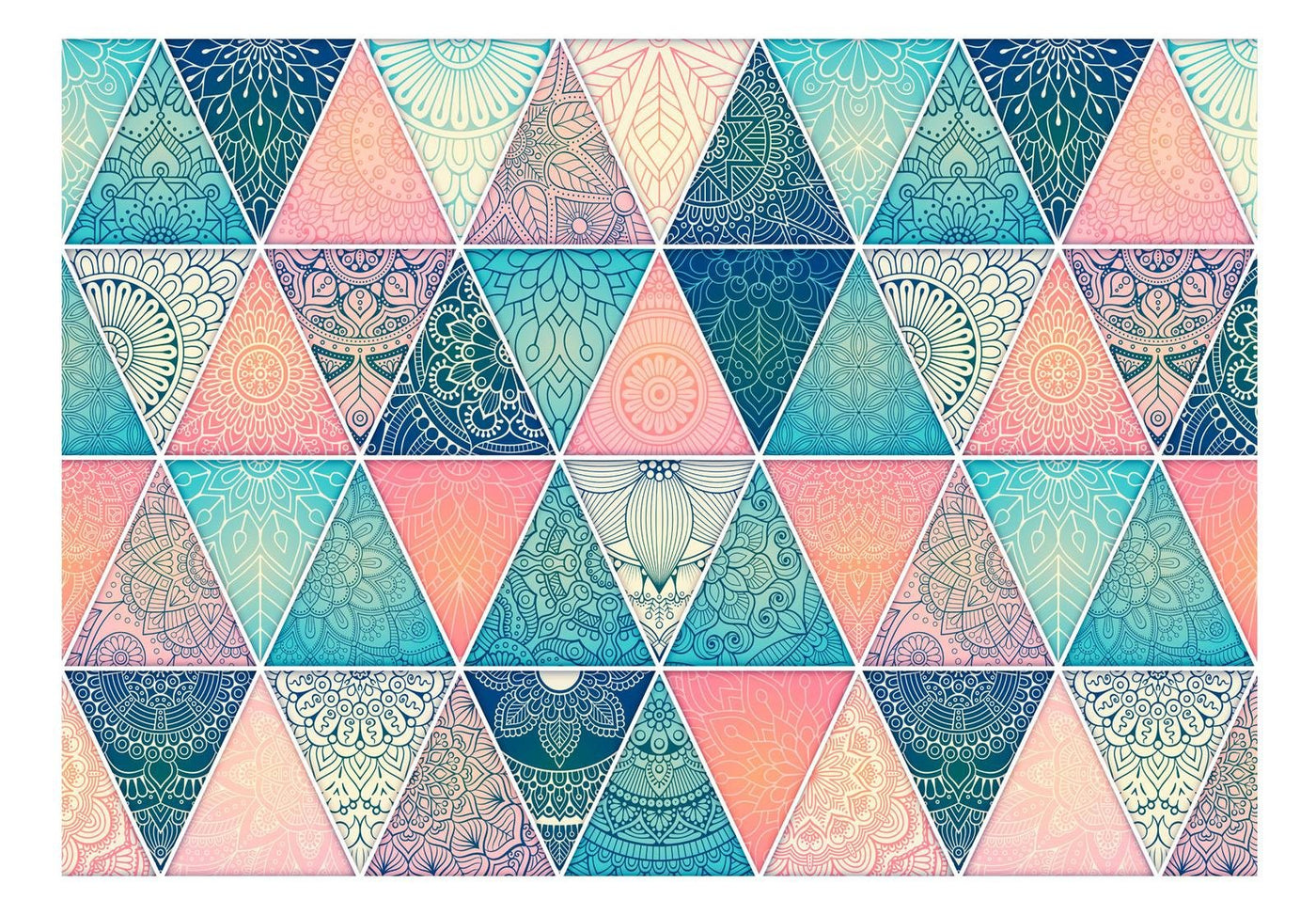 Wall mural - Oriental Triangles-TipTopHomeDecor