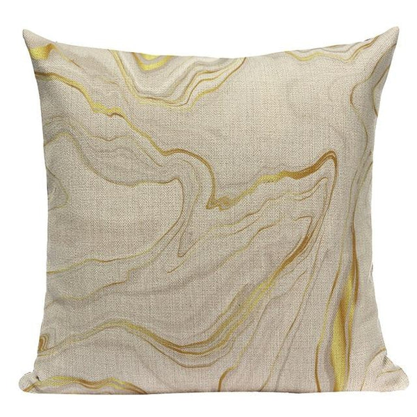 Marble Watercolor Ink Pouring Art Cushion Covers-TipTopHomeDecor