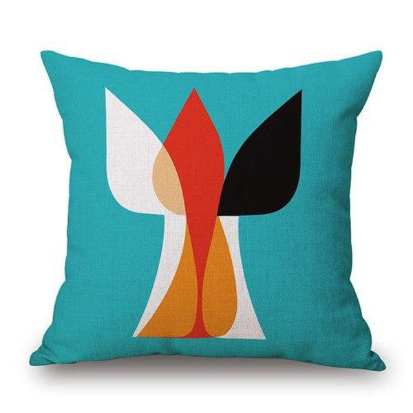 Modern Abstract Colorful Art Impressions Throw Pillow Cases-Tiptophomedecor