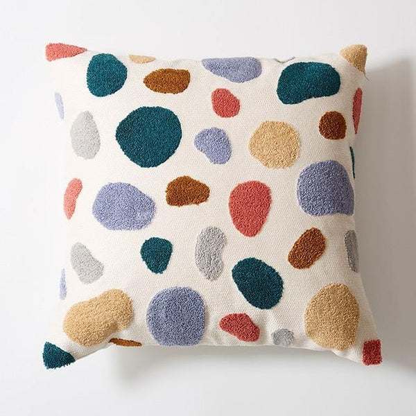 Modern Abstract Dots Embroidered Pillow Covers-TipTopHomeDecor