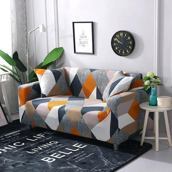 Modern Loft Nordic Pattern Stretch Sofa Cover-TipTopHomeDecor