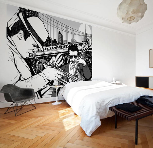 Wall mural - New York, music, jazz...-TipTopHomeDecor