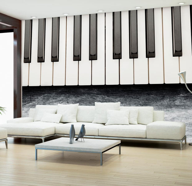 Wall mural - Inspired by Chopin - grey stone-TipTopHomeDecor