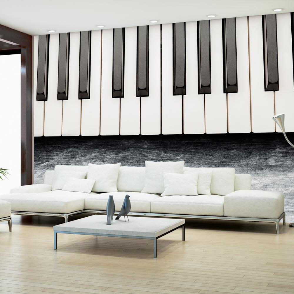 Wall mural - Inspired by Chopin - grey stone-TipTopHomeDecor