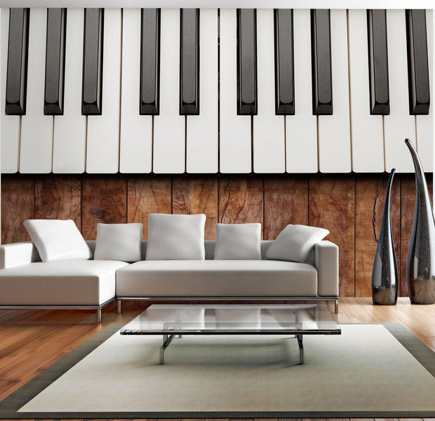 Wall mural - Inspired by Chopin - mahogany-TipTopHomeDecor