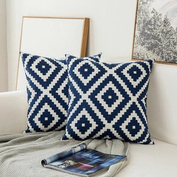 Navy cushion covers best sale