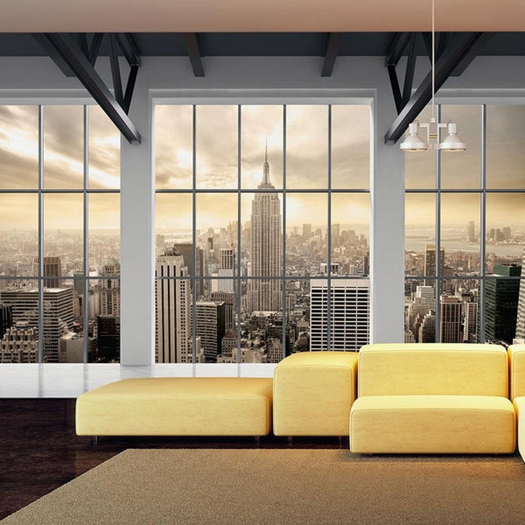 Wall mural - Clouds over New York City-TipTopHomeDecor
