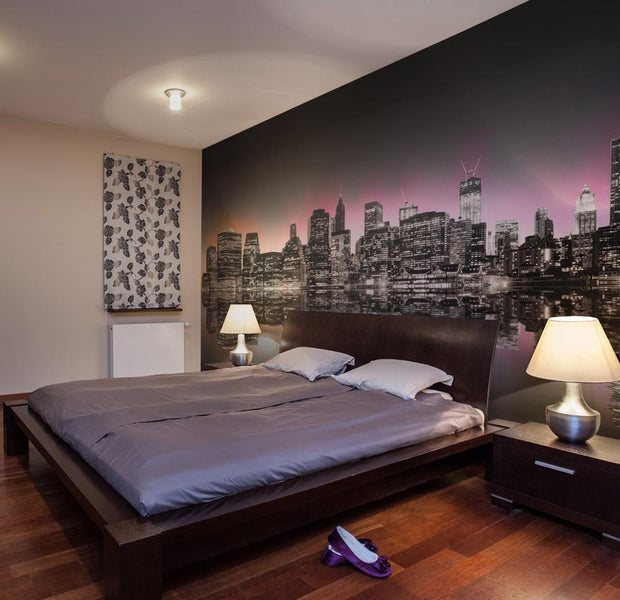 Wall mural - Colorful glow over NYC-TipTopHomeDecor