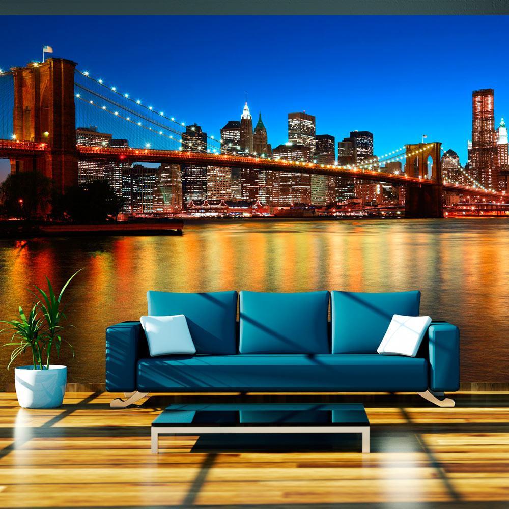 Wall mural - Dusk over the Brooklyn Bridge-TipTopHomeDecor