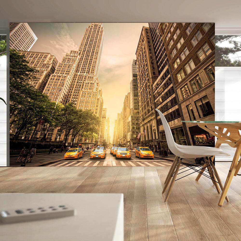 Wall mural - In the shadow of skyscrapers-TipTopHomeDecor