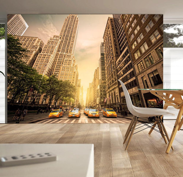 Wall mural - In the shadow of skyscrapers-TipTopHomeDecor