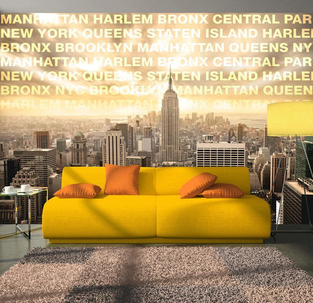 Wall mural - Neighborhoods of New York-TipTopHomeDecor