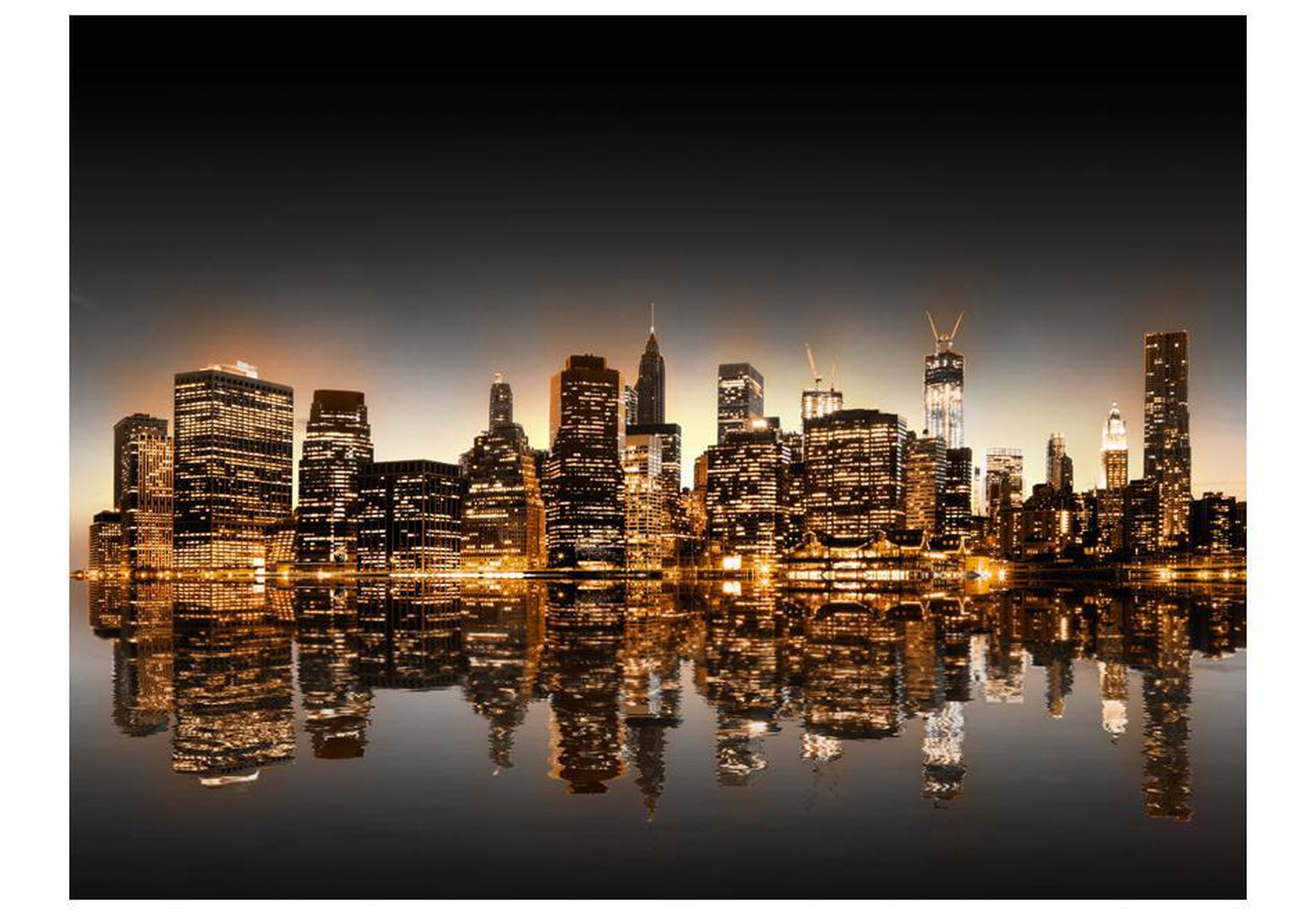 Wall mural - New York and gold-TipTopHomeDecor