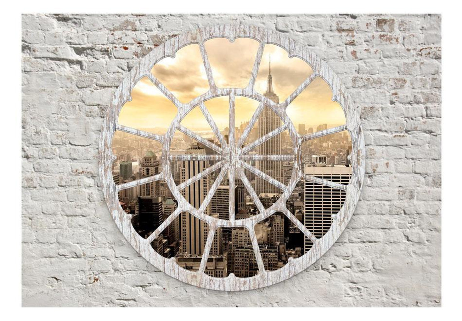 Wall mural - New York: A View through the Window-TipTopHomeDecor