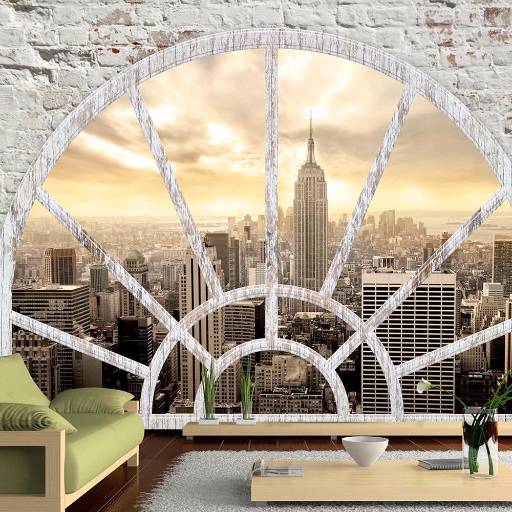 Wall mural - NY - City in the morning-TipTopHomeDecor