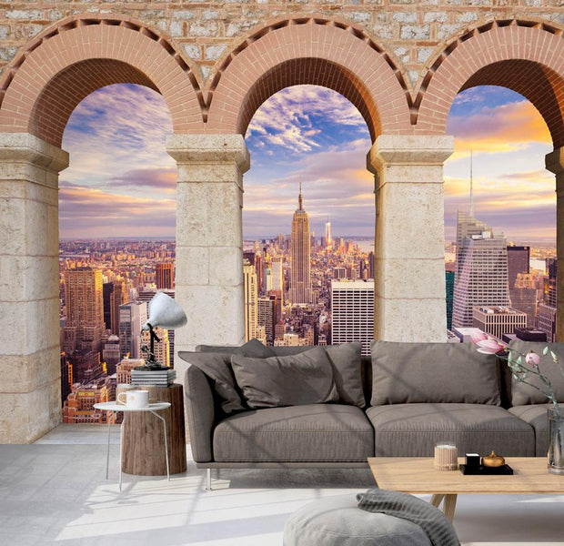 Wall mural - Pillars of the City-TipTopHomeDecor