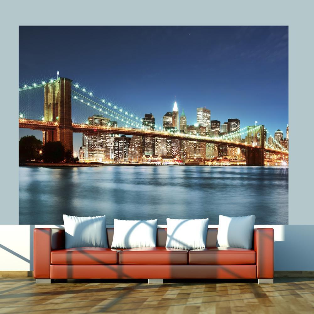 Wall mural - Sparkling Brooklyn Bridge-TipTopHomeDecor