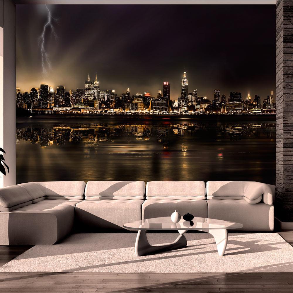 Wall mural - Storm in New York City-TipTopHomeDecor