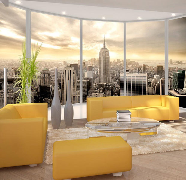 Wall mural - Sunny morning in New York City-TipTopHomeDecor