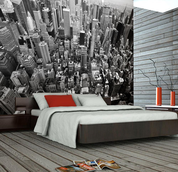 Wall mural - USA, New York: black and white-TipTopHomeDecor