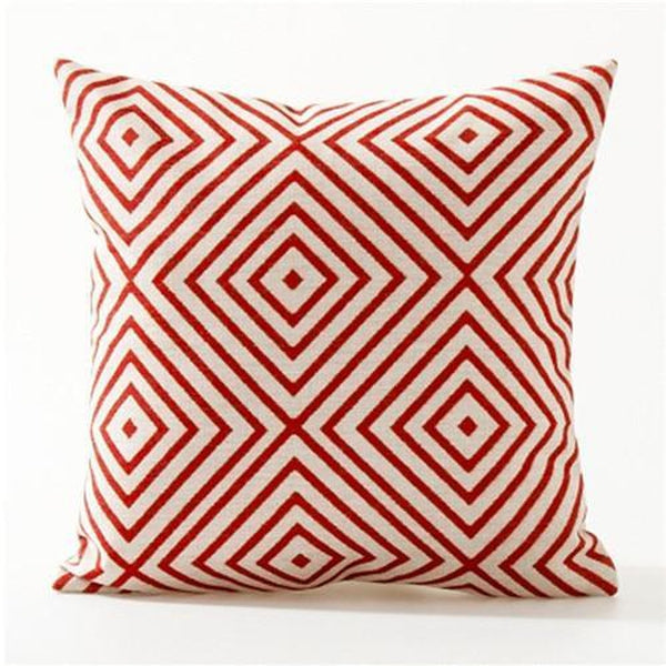 Nordic Abstract Triangle Stripes Throw Pillow Cases-Tiptophomedecor