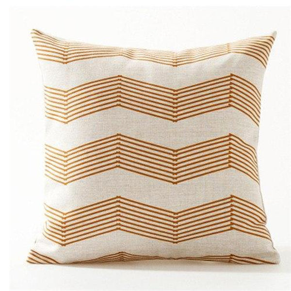 Nordic Abstract Triangle Stripes Throw Pillow Cases-Tiptophomedecor