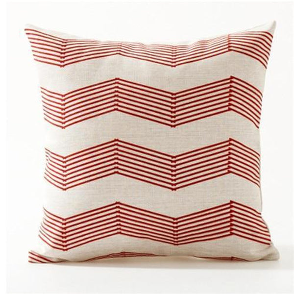 Nordic Abstract Triangle Stripes Throw Pillow Cases-Tiptophomedecor