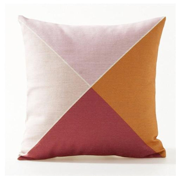 Nordic Abstract Triangle Stripes Throw Pillow Cases-Tiptophomedecor