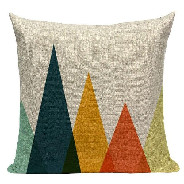 Nordic Geometric Colorful Linen Cushion Covers-TipTopHomeDecor
