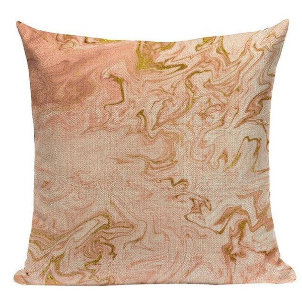 Nordic Soft Pink Blush Marble Cushion Covers-TipTopHomeDecor