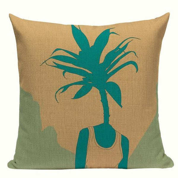 Nordic Style Tree Plant People Cushion Covers-TipTopHomeDecor
