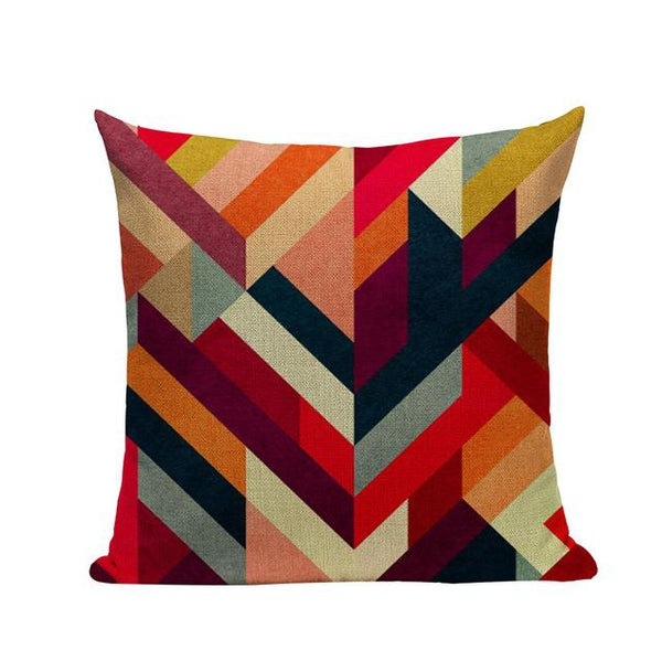 Nordic Vintage Colorful Abstract Modern Art Cushion Covers-Tiptophomedecor-Interior-Design-Home-Decor