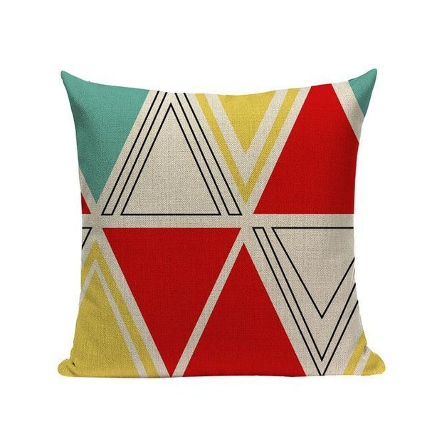 Nordic Vintage Colorful Abstract Modern Art Cushion Covers-Tiptophomedecor-Interior-Design-Home-Decor