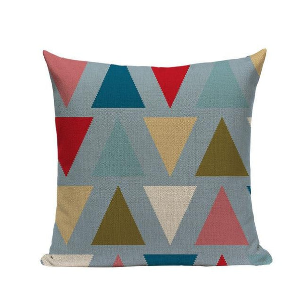 Nordic Vintage Colorful Abstract Modern Art Cushion Covers-Tiptophomedecor-Interior-Design-Home-Decor