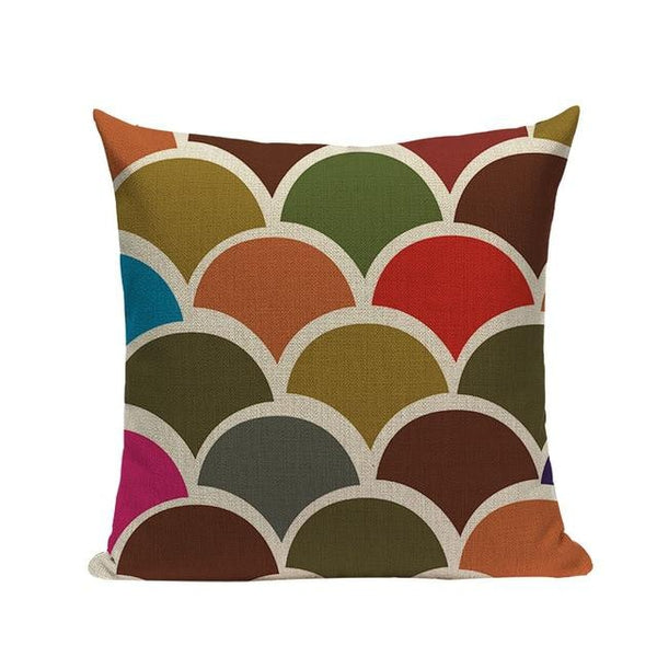 Nordic Vintage Colorful Abstract Modern Art Cushion Covers-Tiptophomedecor-Interior-Design-Home-Decor