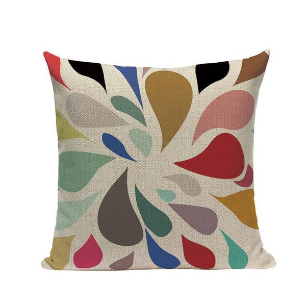 Nordic Vintage Colorful Abstract Modern Art Cushion Covers-Tiptophomedecor-Interior-Design-Home-Decor