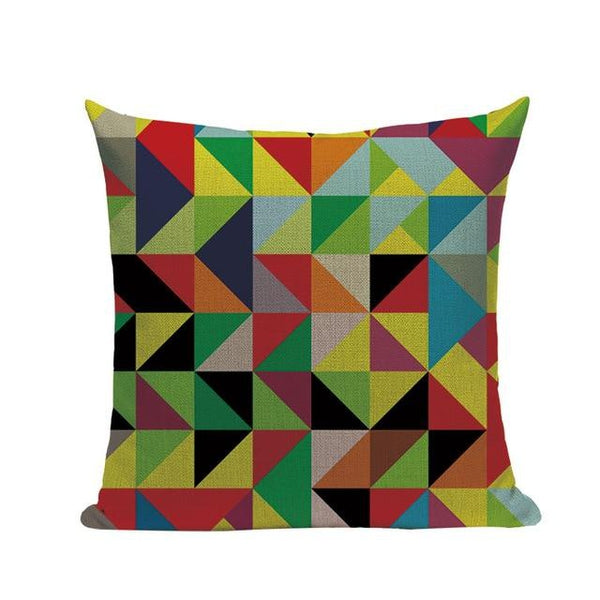 Nordic Vintage Colorful Abstract Modern Art Cushion Covers-Tiptophomedecor-Interior-Design-Home-Decor