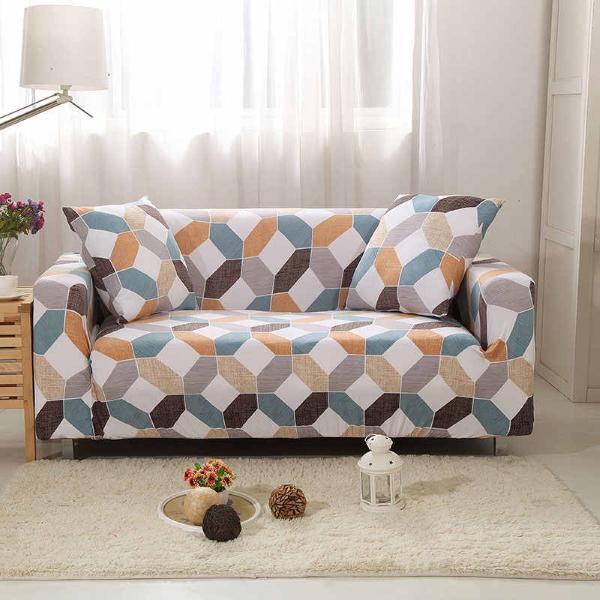 Octagon Pattern Sofa Cover