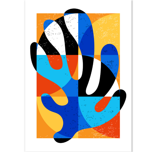 Minimal Geometric Matisse Style Poster 02