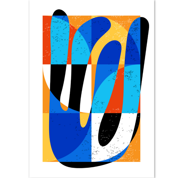 Minimal Geometric Matisse Style Poster 03