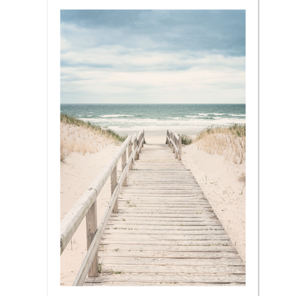 Entrance To The Beach Landscape Poster