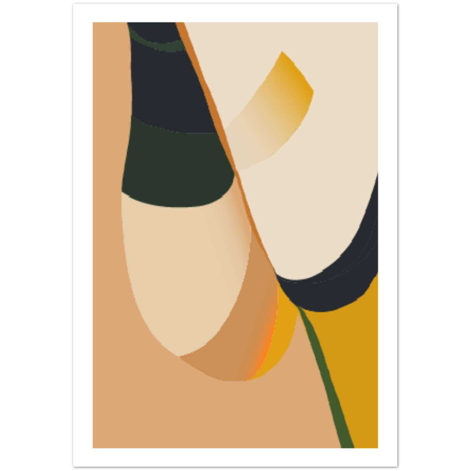 Minimalist Abstract Plant Illustration Poster 03