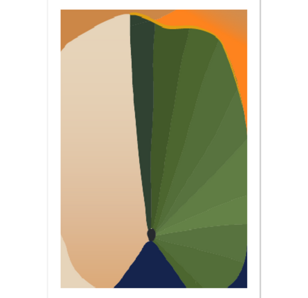 Minimalist Abstract Plant Illustration Poster 04