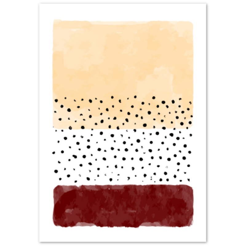 Summer Rain Fusion Abstract Poster 01