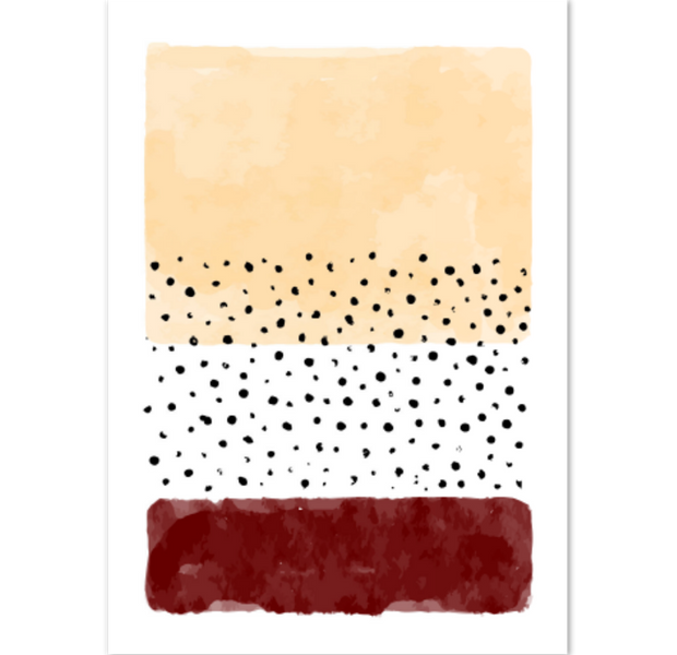 Summer Rain Fusion Abstract Poster 01